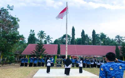 Upacara HUT RI ke-78 Madtsandupala Berjalan Khidmat